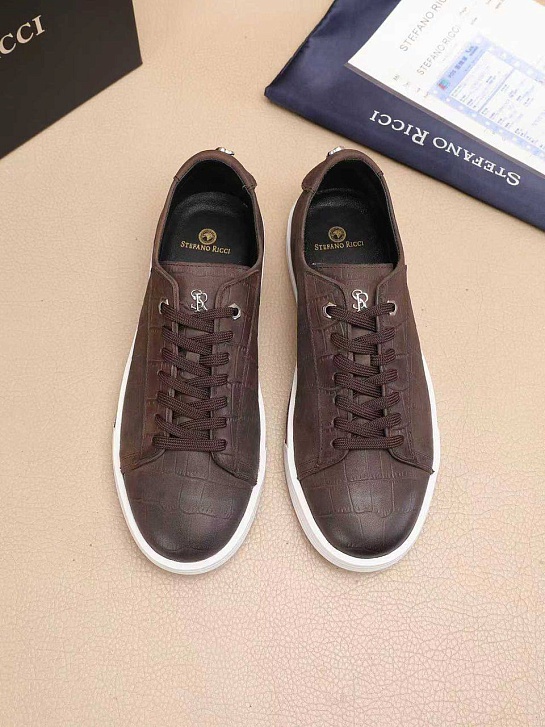 Мужские кожаные кроссовки Stefano Ricci