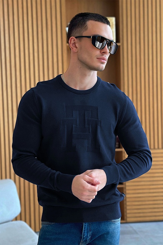 Джемпер тёмно-синего цвета Tommy Hilfiger