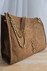 Замшевая сумка Yves Saint Laurent 32x25 см