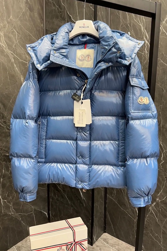 Мужской пуховик Moncler Maya 70 - Blue