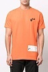 Оранжевая оверсайз футболка Off-White Teenage Engineering