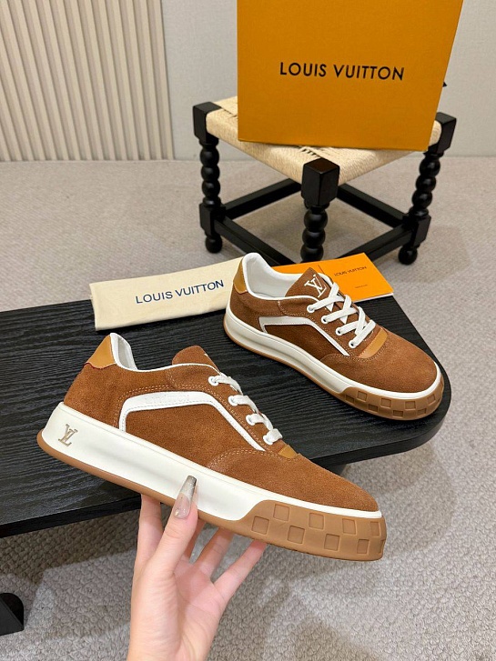 Мужские кроссовки Louis Vuitton Tilted - Brown