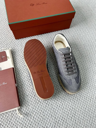 Мужские кроссовки Loro Piana Sea Tennis Walk - Grey   