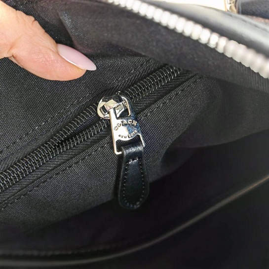 Кожаная дорожная сумка Coach monogram 45x20 см