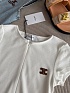 Белая женская футболка Celine premium