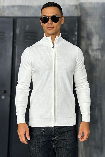 Мужская кофта Paul & Shark zip-up - White   