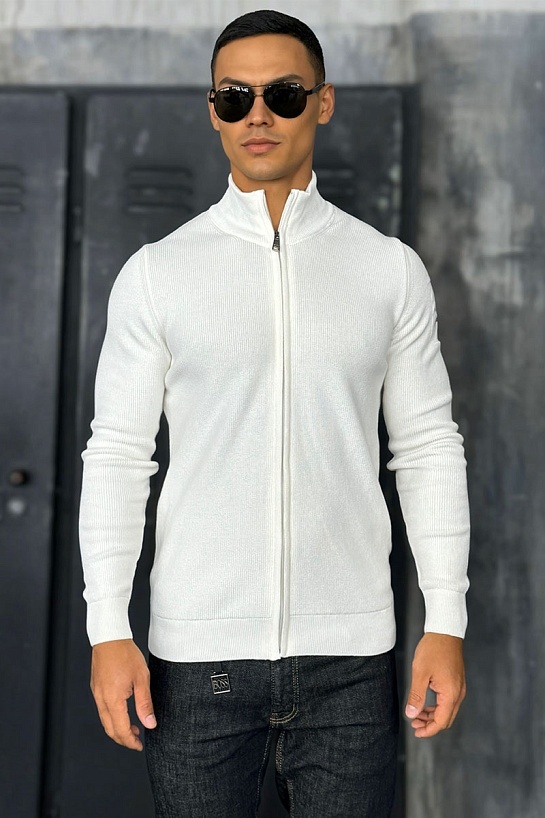Мужская кофта Paul & Shark zip-up - White