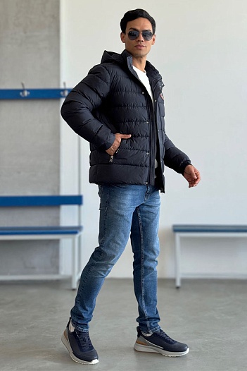 Мужская куртка Paul & Shark тёмно-синего цвета   