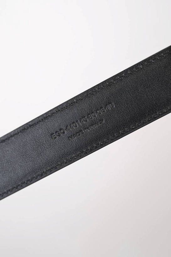 Кожаный ремень Yves Saint Laurent Cassandre (ширина 3 см, длина 80 / 85 см)