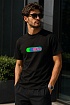 Чёрная футболка Off-White Weed Hands Off logo-print