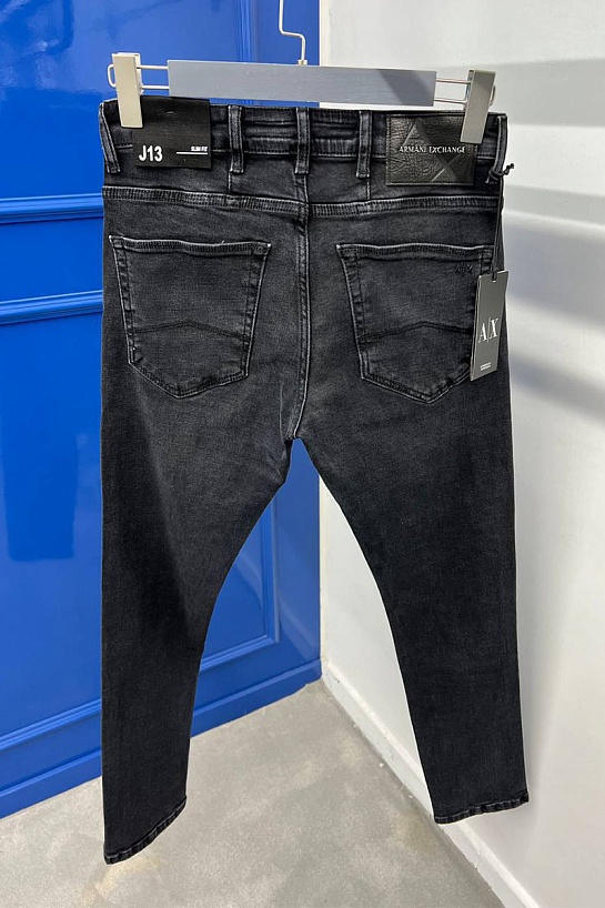 Мужские чёрные джинсы Armani Exchange
