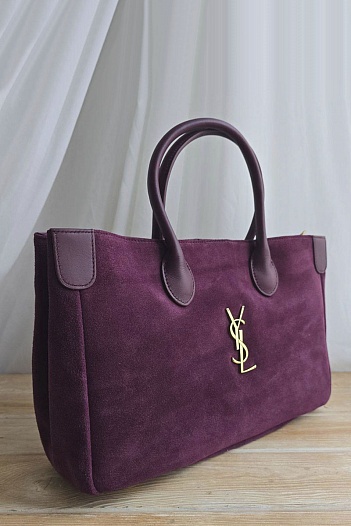 Замшевая сумка Yves Saint Laurent 39x23 см   