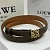Женский кожаный ремень Loewe Anagram - ширина 2 см, длина 75 / 80 / 85 / 90 см (2 расцветки)