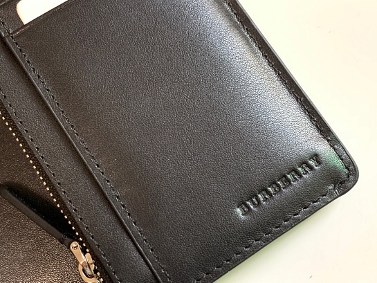 Кожаный бумажник Burberry Premium 19x10x2.5 см
