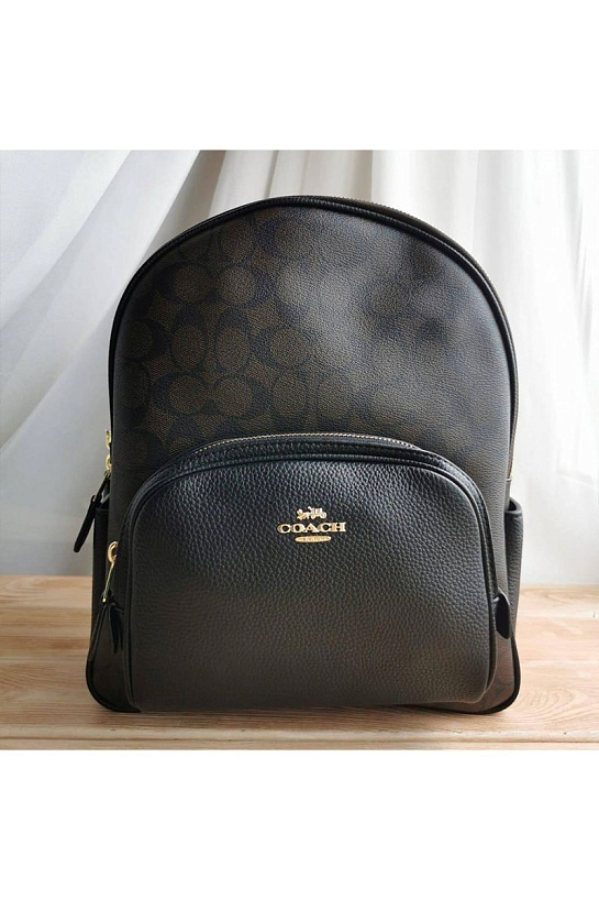 Кожаный рюкзак Coach Court 31x26 см