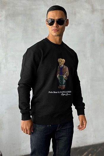 Чёрный свитшот Polo Ralph Lauren "Bear"   