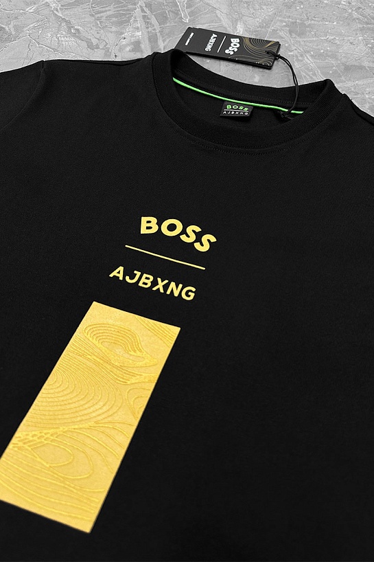 Чёрная футболка Hugo Boss x AJBXNG