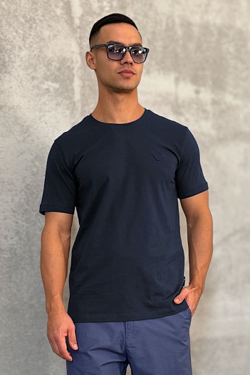 Мужская футболка Emporio Armani 7 цвета индиго   