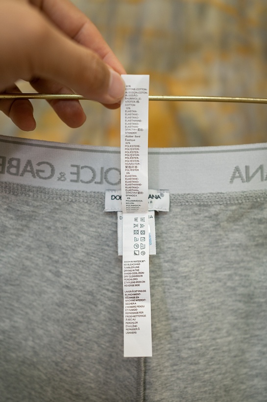 Набор нижнего белья Dolce & Gabbana серого цвета