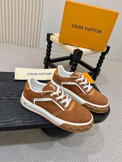 Мужские кроссовки Louis Vuitton Tilted - Brown   