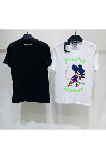 Мужская футболка Dsquared2 Mouse - Black   