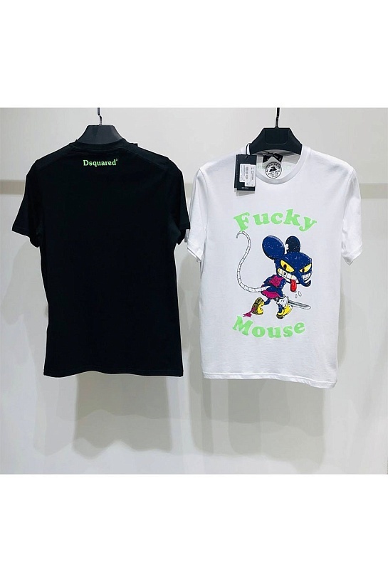 Мужская футболка Dsquared2 Mouse - Black