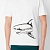 Белая футболка Palm Angels Broken Shark