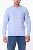 Мужской голубой джемпер Emporio Armani
