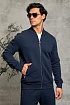 Кофта на молнии Kiton синего цвета