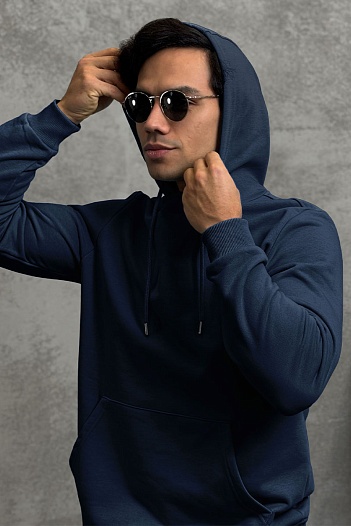 Мужское худи Tommy Hilfiger тёмно-синего цвета   