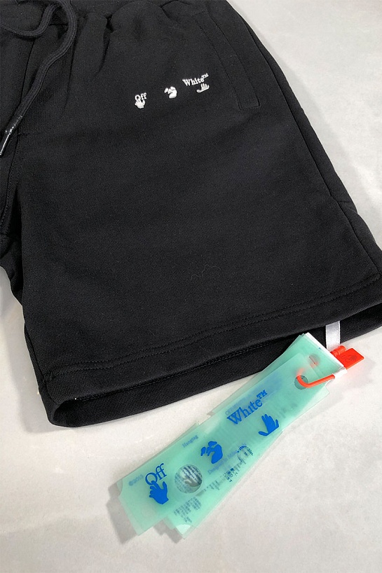 Мужские чёрные шорты Off-White