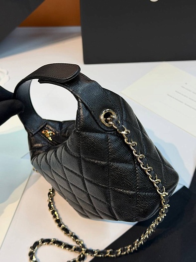 Кожаная сумка Chanel premium 18x12x6 см   