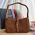 Женская замшевая сумка Yves Saint Laurent 25x13 см
