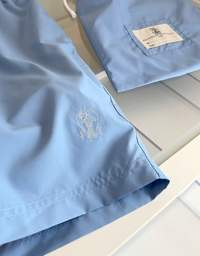 Мужские шорты Brunello Cucinelli Premium - Light Blue   