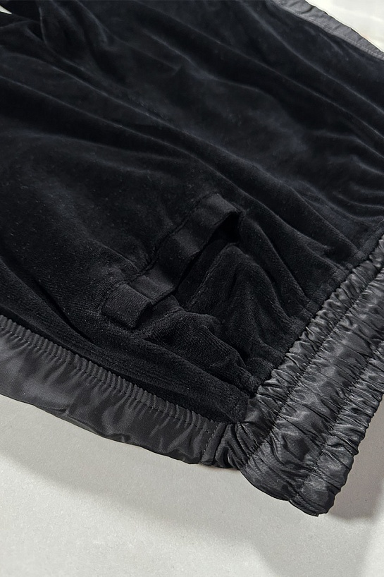 Чёрные шорты Amiri velvet-effect
