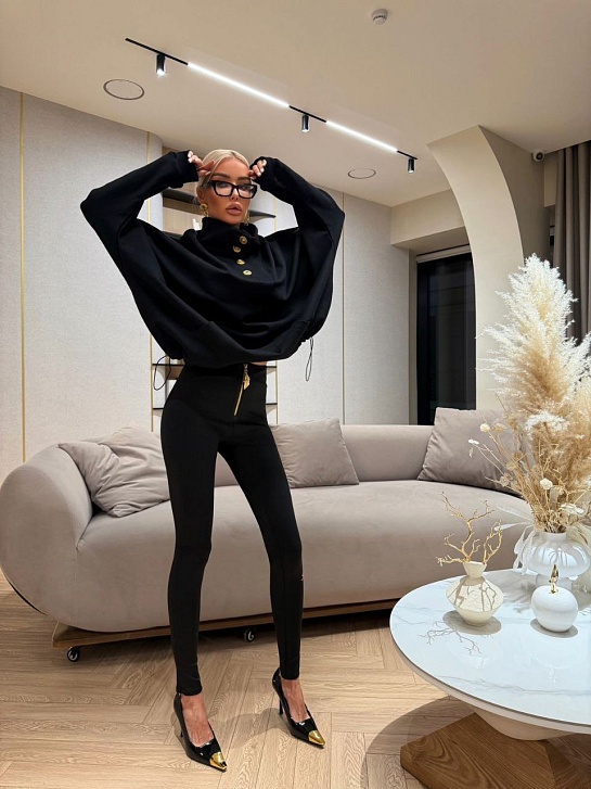 Женские леггинсы Schiaparelli premium - Black