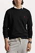 Мужской чёрный свитшот Polo Ralph Lauren pony-embroidered