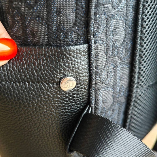 Рюкзак Dior Oblique Jacquard 42x30 см - Black