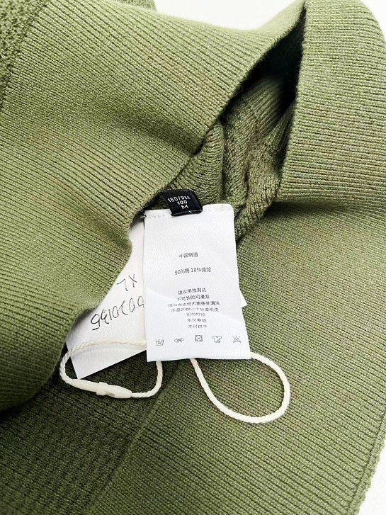 Мужское поло Zegna buttonless - Green