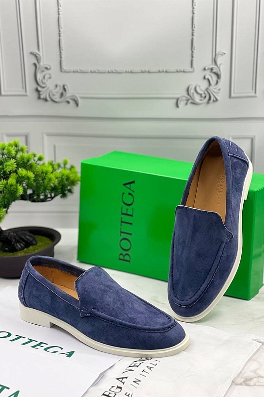 Мужские замшевые лоферы Bottega Veneta