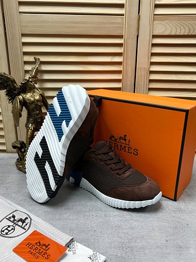 Мужские кроссовки Hermes Bouncing - Brown   