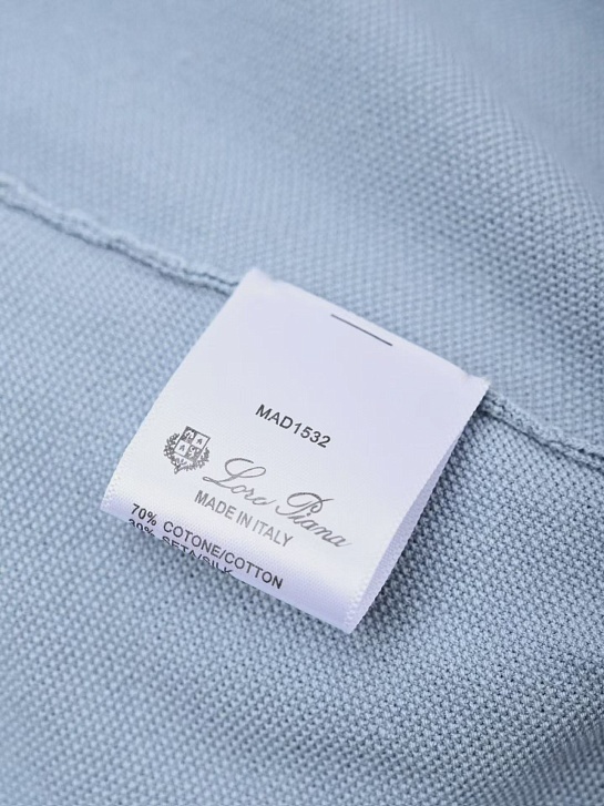 Мужская голубя футболка Loro Piana premium