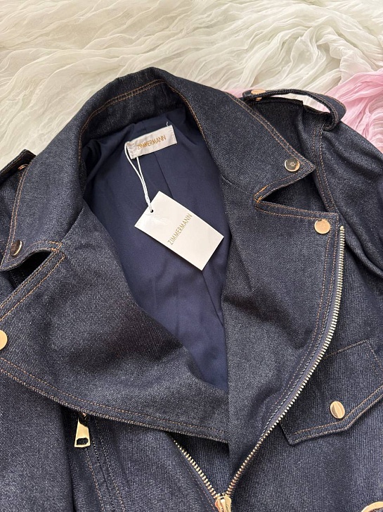 Женский джинсовый костюм двойка Zimmermann