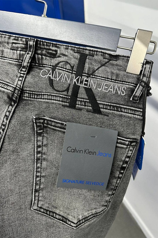 Мужские джинсы Calvin Klein signature selvedge - Dark Grey