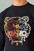 Мужской чёрный свитшот Kenzo Tiger Head embroidered