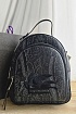 Кожаный рюкзак Etro с узором плейсли 30x24 см