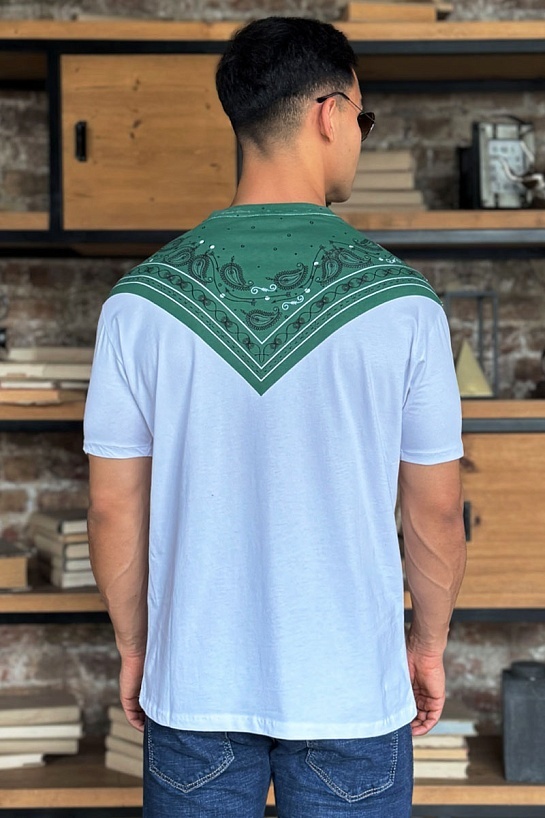 Белая футболка Marcelo Burlon County of Milan graphic-print