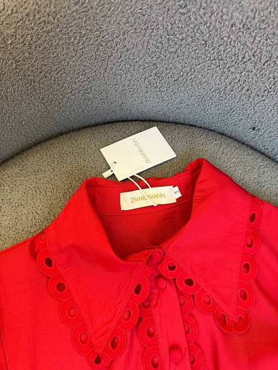 Красный женский костюм двойка Zimmermann