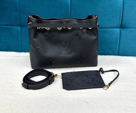 Женская сумка Louis Vuitton Bundle Premium 28x22x10 см - Black   