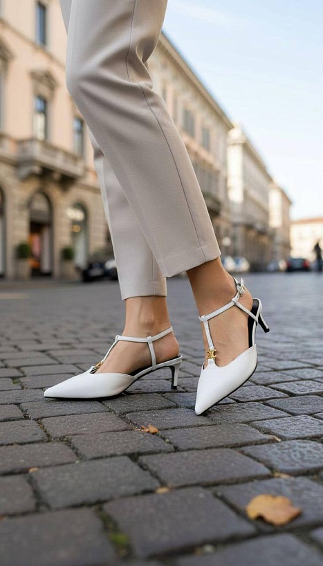 Женские кожаные туфли Celine premium